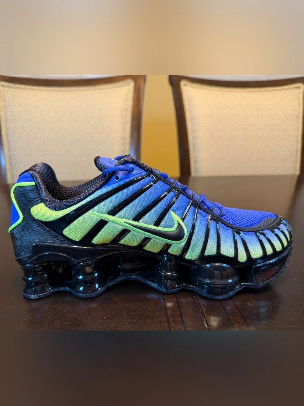 New Nike Shox TL Blue Volt Sneakers Shoes Size US 7